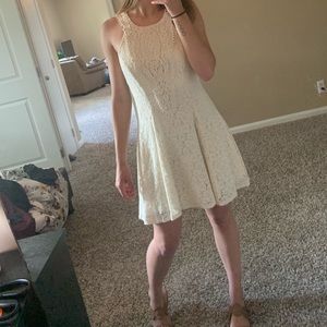Size 1 Mid-length Ivory dress